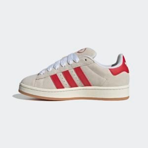 Adidas Campus 00s Crystal White Scarlet - Image 2