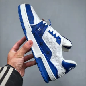 Louis Vuitton #54 Signature Blue White Trainer - Image 2