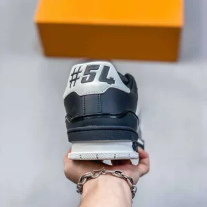 Louis Vuitton Signature Black Gray Trainer - Image 2