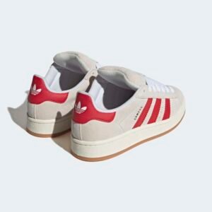 Adidas Campus 00s Crystal White Scarlet - Image 4