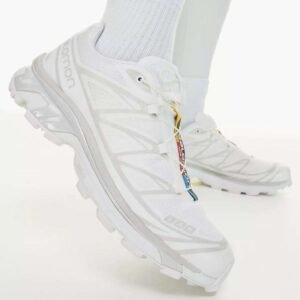 Salomon XT-6 White & Lunar Rock - Image 4
