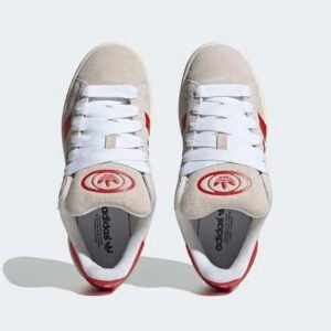 Adidas Campus 00s Crystal White Scarlet - Image 5