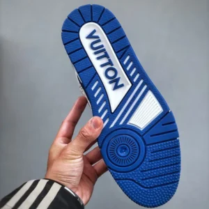 Louis Vuitton #54 Signature Blue White Trainer - Image 5