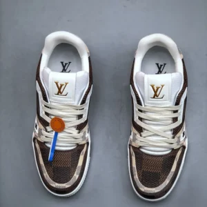 Louis Vuitton #54 Signature Damier Ebene Multi Trainer - Image 5