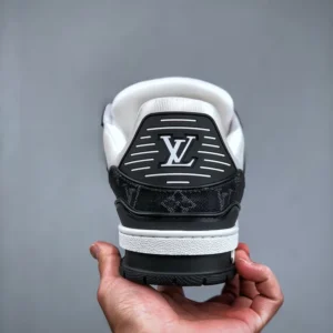 Louis Vuitton Black White Trainer - Image 4