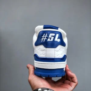 Louis Vuitton #54 Signature Blue White Trainer - Image 3