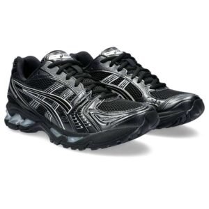 Asics Gel-Kayano 14 Black & Pure Silver - Image 5