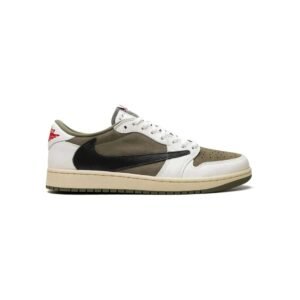 Travis Scott x Air Jordan 1 Low OG Medium Olive - Image 5