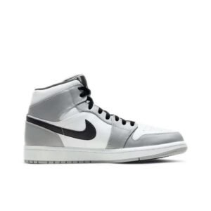 Air Jordan 1 Mid Light Smoke Grey - Image 2