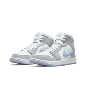 Air Jordan 1 Mid Wolf Grey Aluminium - Image 3