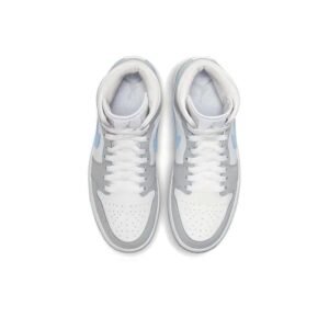 Air Jordan 1 Mid Wolf Grey Aluminium - Image 4