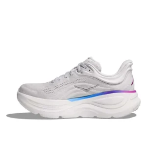 HOKA Bondi 9 Cosmic Grey & White - Image 6
