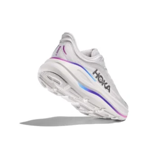 HOKA Bondi 9 Cosmic Grey & White - Image 4