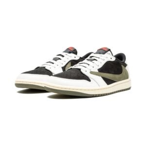 Travis Scott x Air Jordan 1 Low OG Olive - Image 2