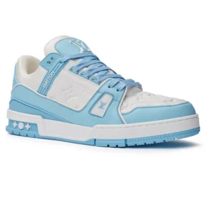 Louis Vuitton Sky Blue Trainer - Image 7