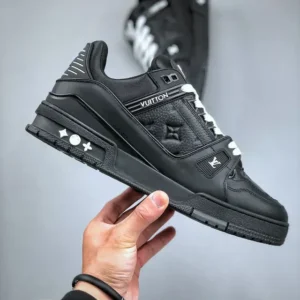 Louis Vuitton Black Trainer - Image 5