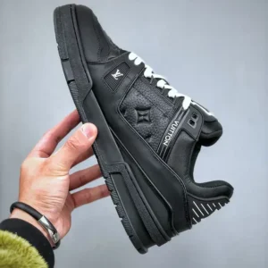Louis Vuitton Black Trainer - Image 6