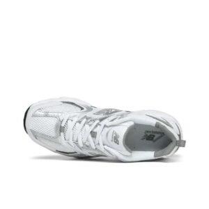 New Balance 530 White Silver Metallic - Image 3