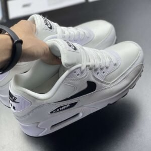 Nike Air Max 90 White Black - Image 5