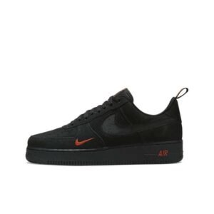 Nike Air Force 1 Low Multi Swoosh Black Crimson - Image 2