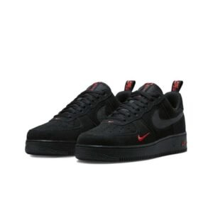 Nike Air Force 1 Low Multi Swoosh Black Crimson - Image 3