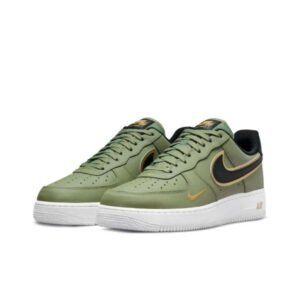 Nike Air Force 1 Olive Green Gold - Image 2