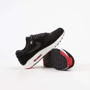 Nike Air Max 1 Premium Black University Red Sail Oil Grey STASP - Image 5