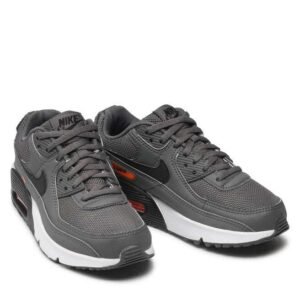 Nike Air Max 90 Dark Grey Total Orange - Image 3