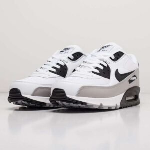Nike Air Max 90 Essential White Black Matt Silver - Image 3