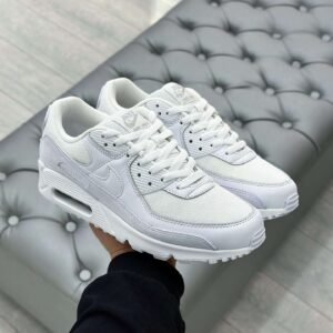 Nike Air Max 90 Triple White - Image 2
