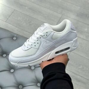 Nike Air Max 90 Triple White - Image 3