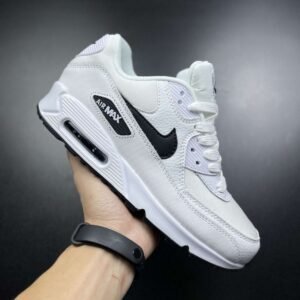 Nike Air Max 90 White Black - Image 1