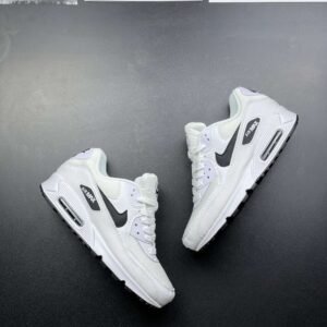 Nike Air Max 90 White Black - Image 3