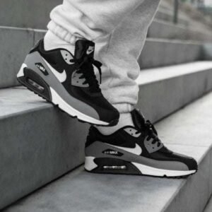 Nike Airmax 90 Black Cool Grey White - Image 3