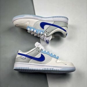 Nike Dunk Low Ivory Hyper Royal - Image 4