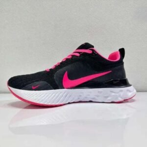 Nike React Infinity Run Flyknit 3 Black Pink - Image 2