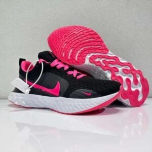 Nike React Infinity Run Flyknit 3 Black Pink - Image 5