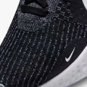 Nike React Infinity Run Flyknit 3 Black White Pink - Image 3