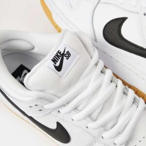 Nike SB Dunk Low White & Gum Light Brown - Image 2