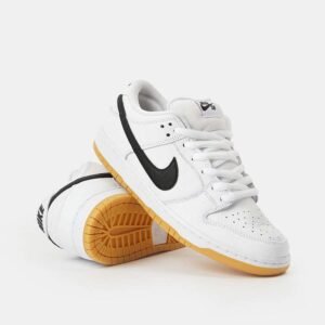 Nike SB Dunk Low White & Gum Light Brown - Image 5
