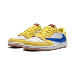 Travis Scott x Air Jordan 1 Low OG Canary - Image 2