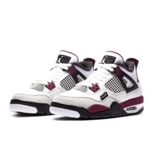 Air Jordan 4 Retro PSG White Neutral Grey - Image 2