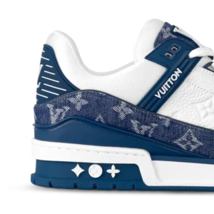Louis Vuitton Blue White Trainer - Image 8