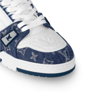 Louis Vuitton Blue White Trainer - Image 2