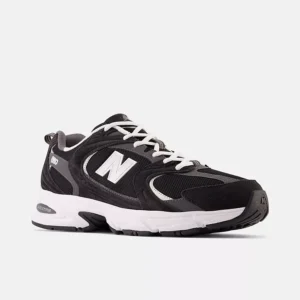 New Balance 530 BLACK with MAGNET and Silver Metallic - Image 2